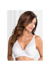 Minimizer-BH bonprix, Damen, Gr. 95, Cup C, wei&szlig;, Obermaterial: 92% Polyamid, 8% Elasthan. Futter: 92% Polyamid, 8% Elasthan, BHs Minimizer-BH, Minimizer-Effekt, aus Polyamid und Elasthan, klassischer Stil
