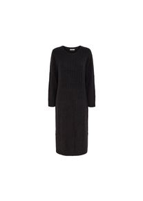 Tchibo - Geripptes Strickkleid - Damen - Gr. XS - dunkelgrau