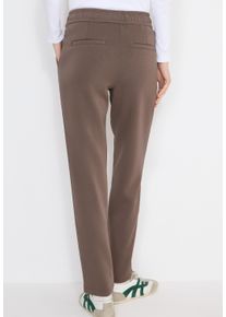 Stoffhose Cecil "Style Tracey", Damen, Gr. XXL (46), L&auml;nge 28, urban taupe, Web, Obermaterial: 54% Polyester, 39% Viskose, 7% Elasthan. Futter: 100% Polyester, unifarben, normal lang, Hosen Stoffhose, im Silk-Touch-Look