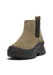 Chelseaboots Timberland "ROXIE LANEMID CHELSEA BOOT", Damen, Gr. 38,5, gr&uuml;n (olive nubuck), Leder, Schuhe Chelseaboots, Stiefelette, Winterschuhe, Ankle Boots