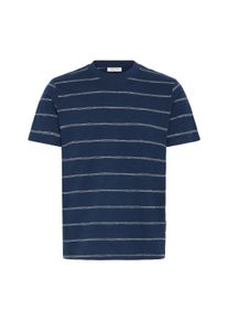 Rundhalsshirt Casual Friday "Rundhalsshirt CFLie", Herren, Gr. L, blau (navy blazer), Obermaterial: 100% Baumwolle CO., Shirts Rundhalsshirt
