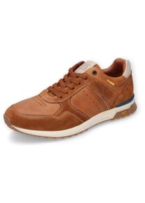 Sneaker Camel Active, Herren, Gr. 41, braun (tan), Glattleder, Veloursleder, Schuhe Sneaker, Runner Sneaker, Schn&uuml;rschuh, Freizeitschuh mit Kontrastbesatz