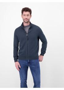 Strickjacke Lerros, Herren, Gr. XXL, classic navy, Strick, Obermaterial: 100% Baumwolle, unifarben, normal h&uuml;ftbedeckend, Rundhals, B&uuml;ndchen, Strickjacken Strickjacke, mit Rei&szlig;verschluss und Stehkragen