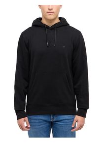 Sweatshirt Mustang "Herren Style Bronson", Herren, Gr. L, schwarz, 80% Baumwolle, 20% Polyester, regular fit, Sweatshirts Sweatshirt