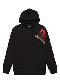 Hoodie DC Shoes "Solid Lefty", Herren, Gr. L, schwarz, Obermaterial: 55% Walkfrottier, 25% Walkfrottier, 20% Microfaser;, Sweatshirts Hoodie
