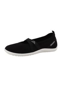 Sneaker Ballerinas Kappa "LINN", Herren, Gr. 41, schwarz, wei&szlig;, Synthetik, Schuhe Sneaker Ballerinas, Sommerschuhe, Freizeitschuh, Halbschuh, Slipper