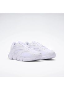 Laufschuh Reebok "ZIG HYPNOTICA", Damen, Gr. 47, wei&szlig;, wei&szlig;, wei&szlig;, Synthetik, Textil, Schuhe Laufschuh