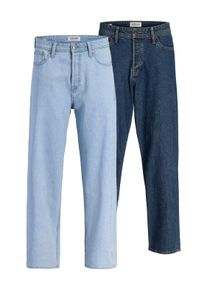 Jack & Jones Relax-fit-Jeans JACK & JONES "JJIALEX JJORIGINAL SQ 060/738 2PK MP", Herren, Gr. 38, L&auml;nge 32, blau denim pack:sq 738, Denim/Jeans, Obermaterial: 100% Baumwolle, unifarben, lang, Jeans Relax-fit-Jeans