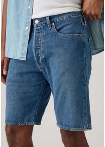 Levi's Bermudas LEVI'S "501 ORIGINAL SHORTS", Herren, Gr. 34, N-Gr, early nights shorts, Denim/Jeans, Obermaterial: 99% Baumwolle, 1% Elasthan, normal kniefrei, Hosen Bermudas, Jeans-Bermudas mit Stretch, der Klassiker 501 ORIGINAL