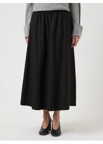 Maxirock Y.A.S "YASCOLEA HW ANKLE SKIRT S. NOOS", Damen, Gr. 34, schwarz, Web, Obermaterial: 100% Baumwolle, unifarben, ausgestellt kn&ouml;chellang, R&ouml;cke Maxirock