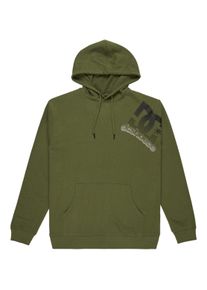 Hoodie DC Shoes "Solid Lefty", Herren, Gr. XL, gr&uuml;n (bronze gr&uuml;n), Obermaterial: 55% Walkfrottier, 25% Walkfrottier, 20% Microfaser;, Sweatshirts Hoodie