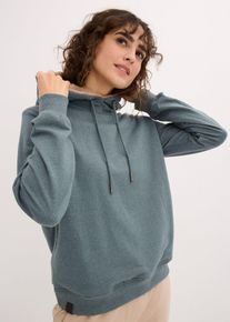 bonprix Kapuzensweatshirt aus Baumwoll-Mix und Teddy-Futter, gr&uuml;n, Gr.52/54 (XXL), Warmes Kapuzensweatshirt mit Teddy-Futter, 60% Baumwolle