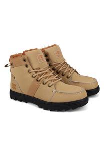 Schn&uuml;rstiefel DC Shoes "Woodland", Herren, Gr. 10,5 (44), tan, schwarz, Obermaterial:48.67% Leder, 34.31% Synthetikmaterial, 17.2% Microfaser;, Schuhe Schn&uuml;rstiefel