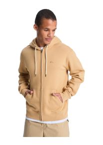 Hoodie Quiksilver "Salt Water", Herren, Gr. M, khaki, Obermaterial: 55% Walkfrottier, 25% Walkfrottier, 20% Microfaser;, Sweatshirts Hoodie