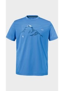 Sch&ouml;ffel Funktionsshirt SCH&Ouml;FFEL "CIRC T Shirt Sulten M", Herren, Gr. 46, 8625, blau, Oberstoff: 100% Polyester, Rundhals, Shirts Funktionsshirt