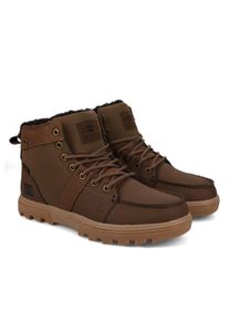 Schn&uuml;rstiefel DC Shoes "Woodland", Herren, Gr. 8,5(41), braun, gum, Obermaterial:48.67% Leder, 34.31% Synthetikmaterial, 17.2% Microfaser;, Schuhe Schn&uuml;rstiefel