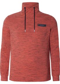 Sweatshirt Jan Vanderstorm "Sweatshirt KERVIK", Herren, Gr. L, orange (hellorange melange), Obermaterial: 90% Baumwolle CO. 10% Polyester COOLMAX PES(Coolmax)., Sweatshirts Sweatshirt