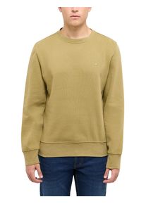 Sweatshirt Mustang "Herren Style Clio", Herren, Gr. S, hellgr&uuml;n, 80% Baumwolle, 20% Polyester, regular fit, Rundhals, Sweatshirts Sweatshirt