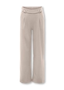 Schlupfhose KIDS Only "KOGGEGGO LIFE LONG PANT JRS NOOS", M&auml;dchen, Gr. 128, N-Gr, chateau gray, Web, Obermaterial: 95% Polyester, 5% Elasthan, unifarben, bequem lang, Hosen Schlupfhose
