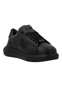 Philipp Plein Low-Top Sneaker - Lo-Top Turnschuhe Hexagon - Gr. 40 (EU) - in Schwarz - f&uuml;r Damen