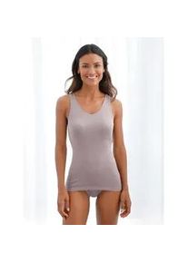 w&auml;schepur Achselhemd W&Auml;SCHEPUR, Damen, Gr. 42, 1 Stk., Normalgr&ouml;&szlig;en, lila (mauve), 95% Modal, 5% Elasthan, Rundhals, Unterhemden