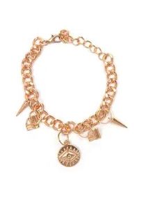 Armband Firetti "Bettelarmband-Optik", gold (goldfarben), Armb&auml;nder, Damen, 22,5cm, Metall, Armband