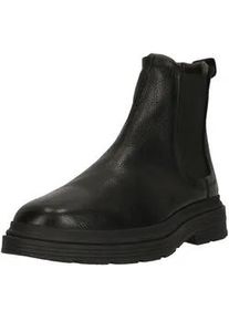 Stiefel Clarks "Badbury Easy", Damen, Gr. 40, schwarz, Leder, Schuhe Stiefel, mit klobiger TR-Sohle