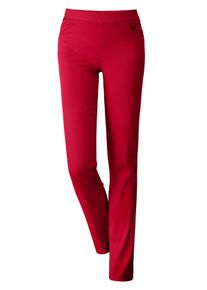 sheego Gro&szlig;e Gr&ouml;&szlig;en Stretch-Jeans mit Rundum-Dehnbund, rot, Gr&ouml;&szlig;e 24 - Damen
