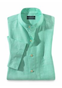 Walbusch Stehkragen-Leinenhemd