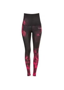 Leggings WINSHAPE "Functional Power Shape HWL102", Damen, Gr. L, Normalgr&ouml;&szlig;en, rot (rubin), 80% Polyester, 20% Elasthan, Hosen Leggings, High Waist mit Bauch-Weg-Effekt