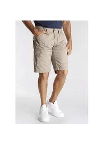 MAN'S WORLD Cargobermudas MAN'S WORLD, Herren, Gr. 60, N-Gr, beige, Obermaterial: 100% Baumwolle, unifarben, normal kniebedeckend, Hosen, auch in Gro&szlig;en Gr&ouml;&szlig;en