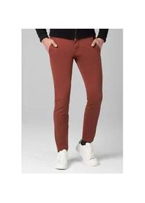 Chinos Timezone "Slim JannoTZ", Herren, Gr. 33/34, L&auml;nge 34, rot, 98% Baumwolle 2% Elastan, normal, Hosen