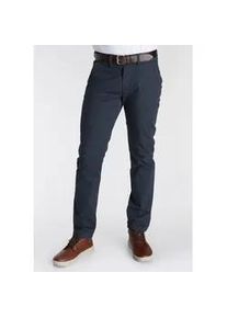 Chinohose DELMAO, Herren, Gr. 33, L&auml;nge 30, blau (marine), Obermaterial: 98% Baumwolle, 2% Elasthan, unifarben, normal lang, Hosen Chinohose, mit Details