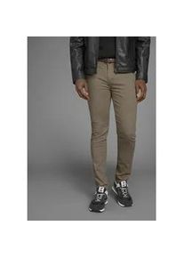 Chinohose Bruno Banani, Herren, Gr. 40, L&auml;nge 34, gr&uuml;n (khaki), Web, Obermaterial: 98% Baumwolle, 2% Elasthan, unifarben, regular fit lang, Hosen Chinohose