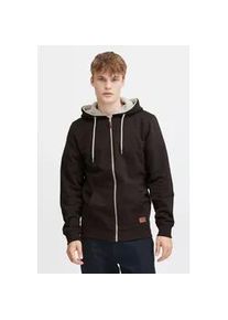 Kapuzenpullover Blend "BHHulker", Herren, Gr. M, schwarz (schwarz teddy), Sweatware, 60% Baumwolle, 40% Polyester, unifarben, regular fit, ohne Ausschnitt, eingesetzt, Pullover Kapuzenpullover, Sweatshirtjacke mit Teddyeinsatz in der Kapuze