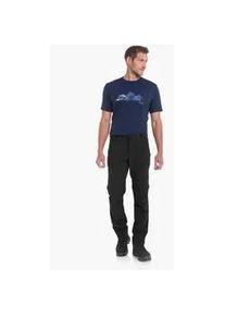 Sch&ouml;ffel Zip-away-Hose SCH&Ouml;FFEL "Pants Folkstone Zip Off", Herren, Gr. 28, Normalgr&ouml;&szlig;en, grau (9830, grau), Oberstoff: 89% Nylon, 11% Elasthan, Hosen