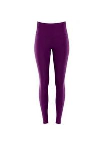 Leggings WINSHAPE "Functional Comfort AEL112C", Damen, Gr. S, Normalgr&ouml;&szlig;en, lila (schwarz plum), 85% Polyester, 15% Elasthan, Hosen Leggings, Ultra weicher, elastischer Funktionsstoff