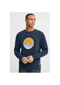 Longpullover Blend "BHClios", Herren, Gr. XXL, marineblaus, Sweatware, 100% Baumwolle, regular fit normal, Rundhals, eingesetzt, Pullover Longpullover, Klassisches Sweatshirt mit Rundhalsausschnitt