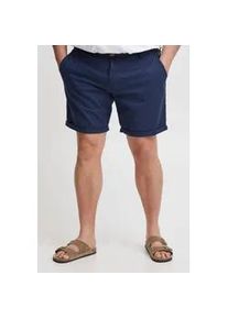 Shorts Blend "BHLias Big & Tall", Herren, Gr. 5XL, US-Gr&ouml;&szlig;en, navy, 55% Leinen, 45% Baumwolle, unifarben, regular fit kurz, Hosen Shorts, Chino Shorts aus Leinenmix in gro&szlig;en Gr&ouml;&szlig;en