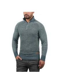 Troyer Blend "BHGrandolf", Herren, Gr. XXL, ensign blau, Grobstrick, 100% Baumwolle, regular fit, ohne Ausschnitt, Raglan&auml;rmel, Pullover Troyer, Grobstrick-Troyer mit Stehkragen