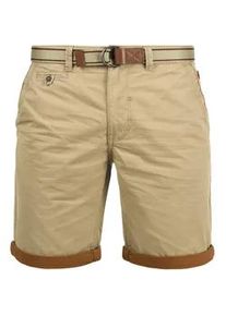 Chinoshorts Blend "BHNeji", Herren, Gr. XXL, US-Gr&ouml;&szlig;en, chalk stone, Web, 100% Baumwolle, unifarben, regular fit kurz, Hosen Chinoshorts, Chino Shorts mit umgeschlagenen Hosenbeinen in Kontrastfarbe