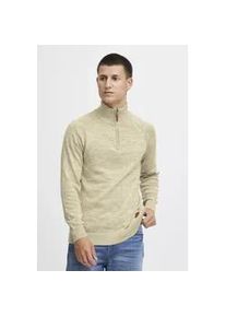Troyer Blend "BHDanovan", Herren, Gr. XXL, wei&szlig; (bone wei&szlig;), Feinstrick, 50% Baumwolle, 50% Polyacryl, regular fit, ohne Ausschnitt, Raglan&auml;rmel, Pullover Troyer, Strickpullover in MeLange-Optik