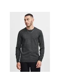 Strickpullover Blend "BHCerstan", Herren, Gr. L, charcoal mix, Feinstrick, 100% Polyester, meliert, regular fit, Pullover Strickpullover, Stilvoller Strickpullover