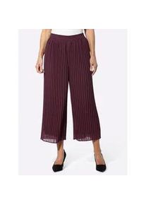 Schlupfhose Classic Basics, Damen, Gr. 52, Normalgr&ouml;&szlig;en, rot (burgund), 100% Polyester, unifarben, 7/8-L&auml;nge, Hosen Schlupfhose