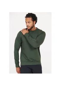 Sweatshirt Virtus "Brent", Herren, Gr. L, gr&uuml;n (olivgr&uuml;n), 66% Viskose, 30% Polyester, 4% Elasthan, unifarben, normal, Rundhals, Sweatshirts Sweatshirt, aus angenehm weichem Materialmix