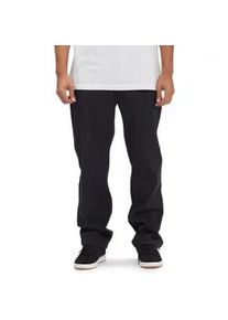 Funktionshose DC Shoes "Worker Relaxed", Herren, Gr. 30(S) / L&auml;nge 32(M), L&auml;nge 34, schwarz, [Hauptstoff] 99% Baumwolle, 1% Elasthan, Hosen Funktionshose
