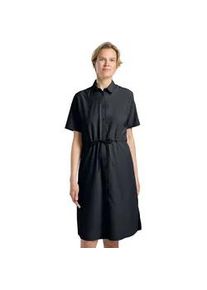 Sommerkleid Jack Wolfskin "WAIMEA DRESS W", Damen, Gr. S, N-Gr, blau (schwarz navy), Obermaterial: 100% Polyester, Kleider Sommerkleid