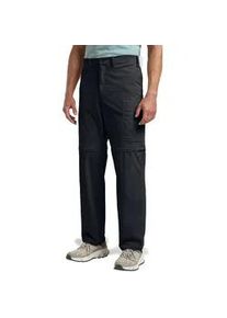 Zip-off-Hose Jack Wolfskin "WAGAMI ZIP OFF PANTS M", Herren, Gr. 56, Normalgr&ouml;&szlig;en, blau (schwarz, navy), Obermaterial: 94% Polyamid, 6% sonstige Fasern, Hosen