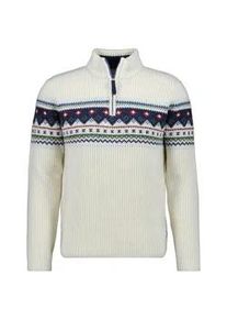 Rundhalspullover Ragman, Herren, Gr. 54, beige (ecru, 008), 80% Wolle 20% Nylon, ohne Ausschnitt, Pullover Rundhalspullover