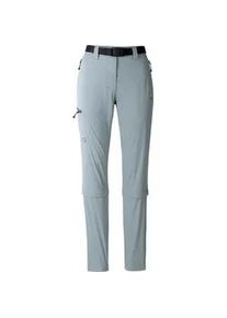 Zip-off-Hose LPO "Damen Zip-Off-Hose Coralie", Damen, Gr. 46 (L), Normalgr&ouml;&szlig;en, blau (stormy sea), 94% Polyester, 6% Elasthan, Hosen